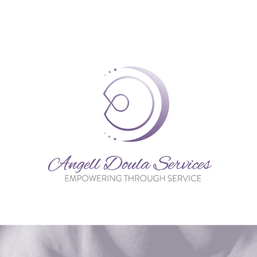 Delicate logo with the title 'Uplifting abstract logo'