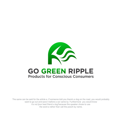 Go logo with the title 'go green'
