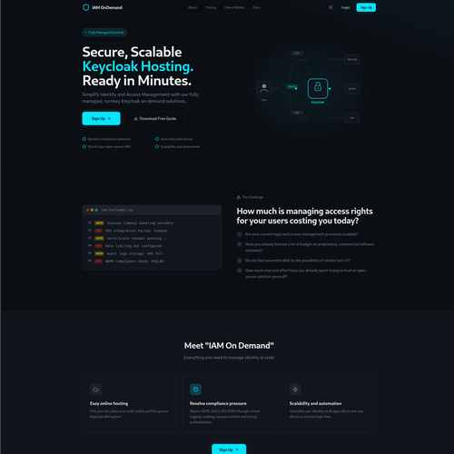 Programming design with the title 'Infrastructure Elegance'