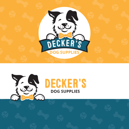 Toy design with the title 'Dog Supplies Logo'