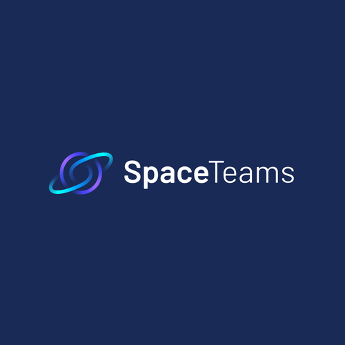 Saturn design with the title 'Logo concept for SpaceTeams'