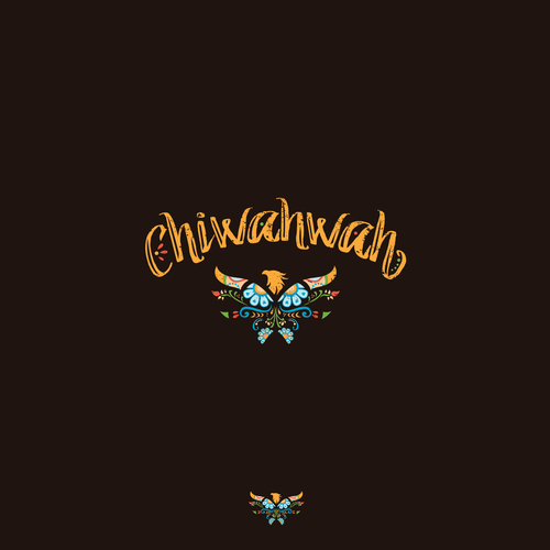 Textured design with the title 'Elaborate and decorative logo for a Mexican themed restaurant and bar'