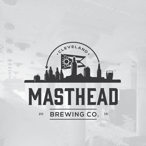 Newspaper design with the title 'Smart logo design'