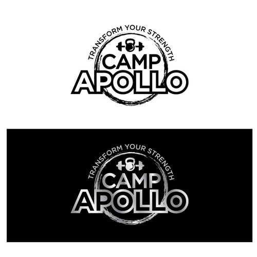Kettlebell logo with the title 'Camp Apollo'