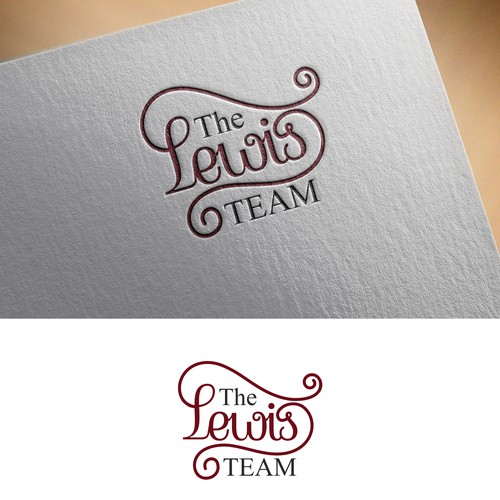 Web design logo with the title 'Real Estate team logo'