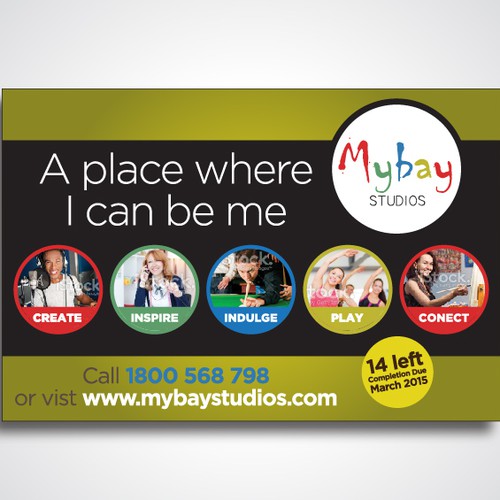 Advert design with the title 'Branding Signage board for Upcoming Real Estate Project'