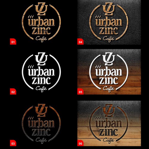 Cafe design with the title 'create an interesting industrial  vintage logo for our cafe'