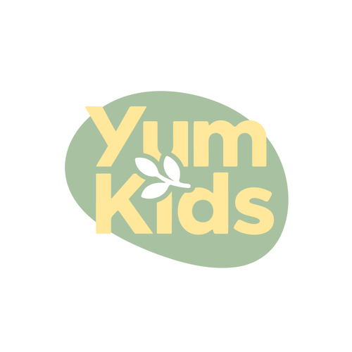 Lettering logo with the title 'Yum Kids'