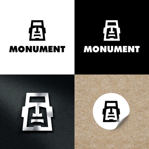 Street design with the title 'Logo Design for Monument'