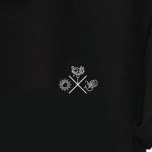 Steel design with the title 'sun steak steel'