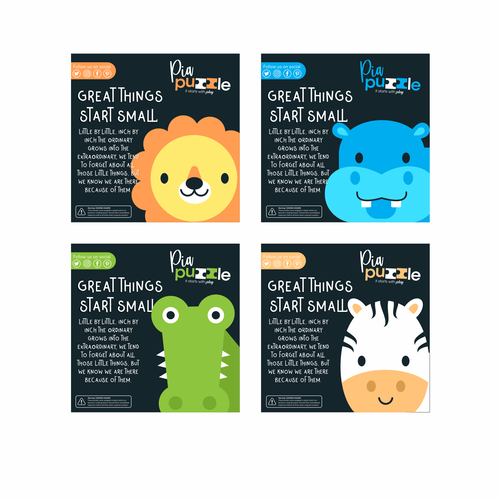 Toy packaging with the title 'Puzzle Box'