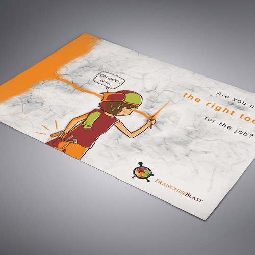 Wall artwork with the title 'Are you using The Right Tool?'