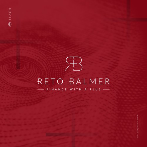 Money design with the title 'Reto Balmer Finance'