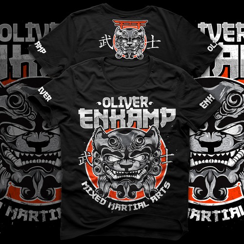 Dog t-shirt with the title 'Oliver Enkamp '