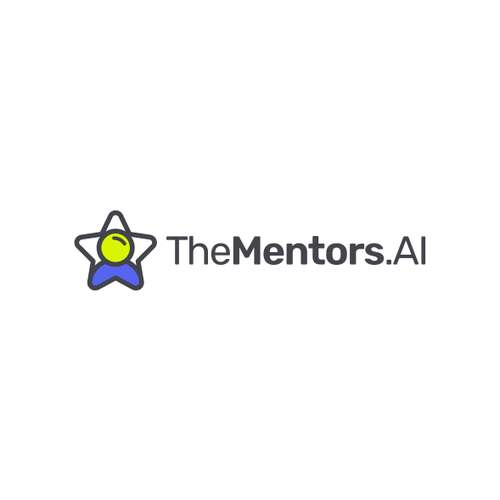 Consulting logo with the title 'Logo design for TheMentors.AI'