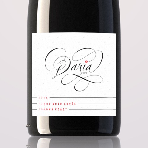 Wine packaging with the title 'Smooth Silky Wine Label'