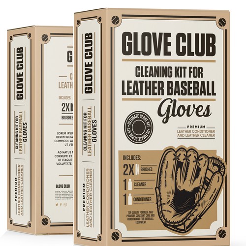 Winning design with the title 'Glove Club'