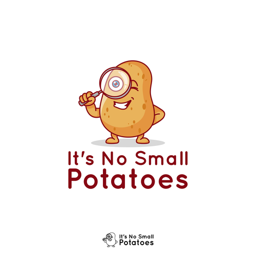Potato logo with the title 'Potato Logo'