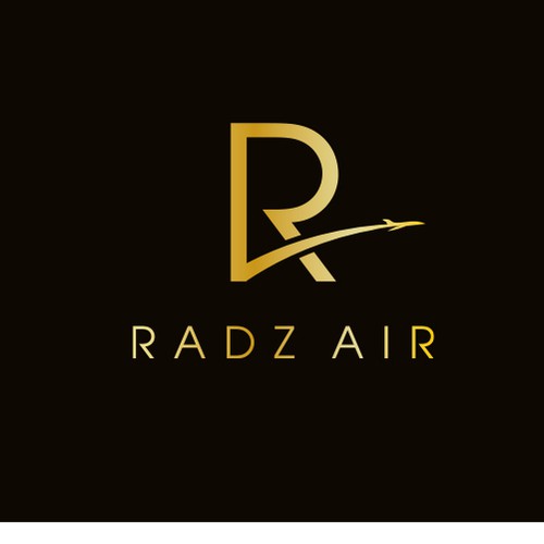 Airplane logo with the title 'Radz Air'