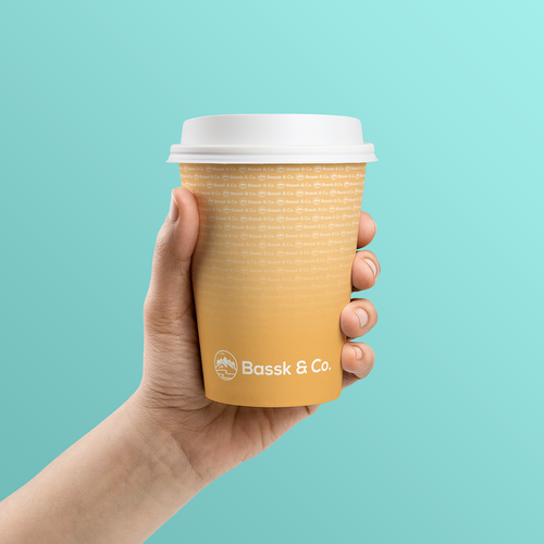 Cup packaging with the title 'Take Away Coffee Cup'