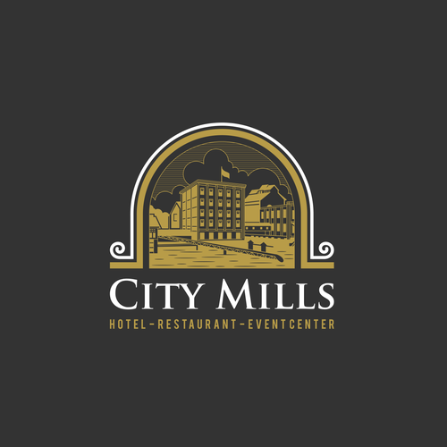 Pdf logo with the title 'City hand draw concept...'