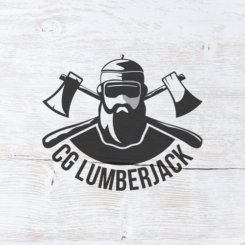 Lumberjack logo with the title 'CG Lumberjack needs a logo'