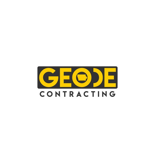 Construction artwork with the title 'GEODE Contracting'