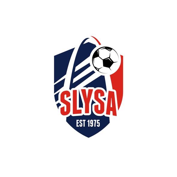 Sport club logo with the title 'New logo for competitive soccer leagues for boys and girls'