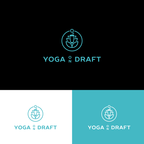 Yoga studio design with the title 'Yoga on Draft'