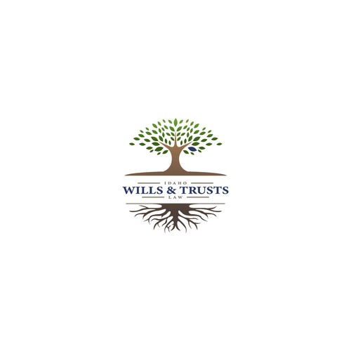 Criminal logo with the title 'Sophisticated logo for Idaho Wills and Trusts Law'
