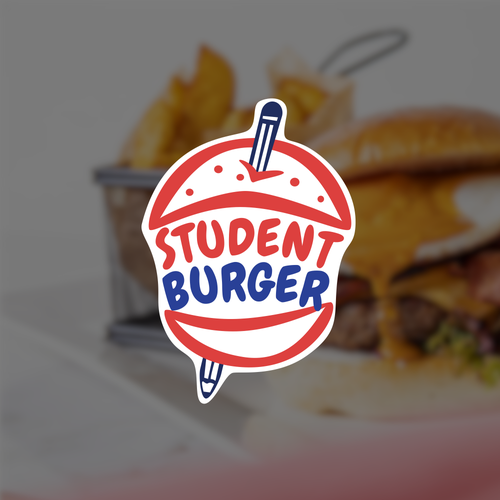 Budget design with the title 'Playful logo for Burger Company'