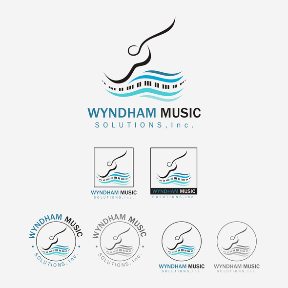 Smooth logo with the title 'Music Therapy Solutions Logo'
