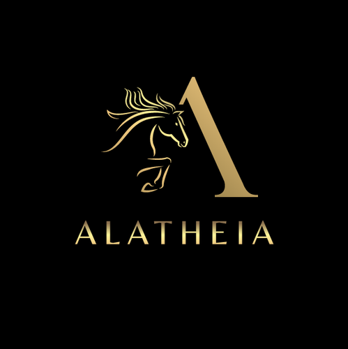 Design with the title 'Horse logo design concept'
