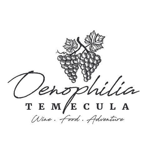 Literal logo with the title 'Oenophilia Temecula'
