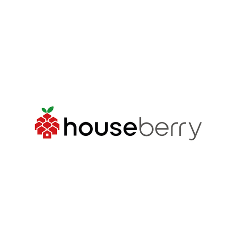 Raspberry design with the title 'Logo for real estate website'