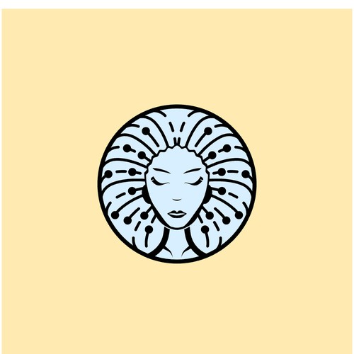 Rhino logo with the title 'logo for financial planners girl'