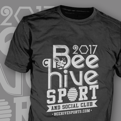 Fitness t-shirt with the title 'Beehive Sport'