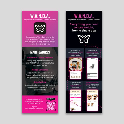 Insert design with the title 'Product Insert / Flyer'