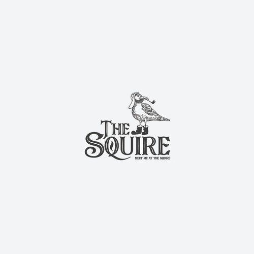 Seagull logo with the title 'The Squire'