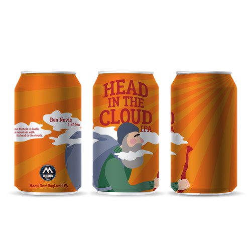 Mountain label with the title 'Label design contest entry'