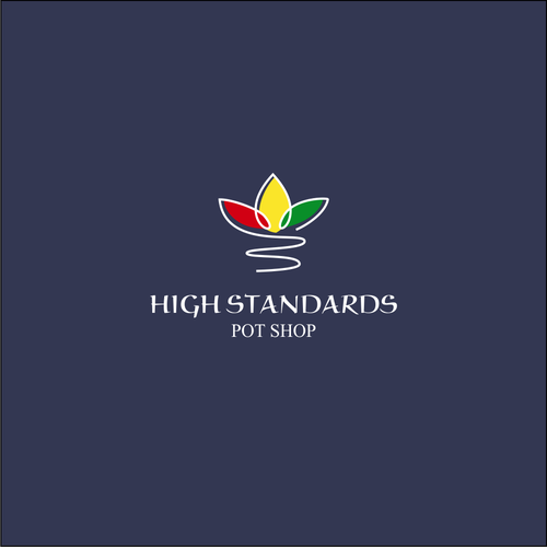 Cannabis leaf logo with the title 'Marijuana retail'