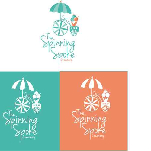 Tangerine  logo with the title 'creamery'