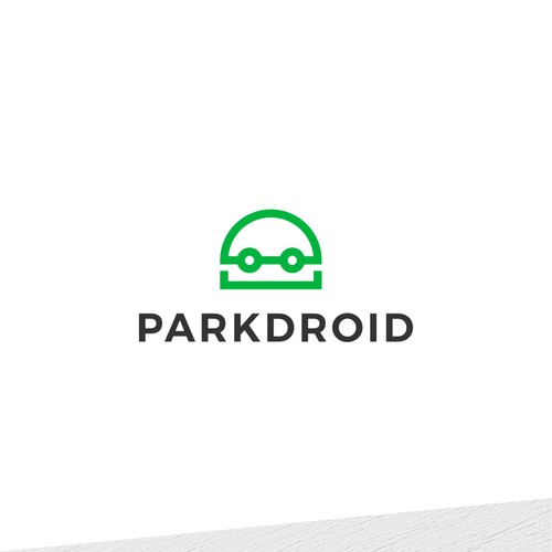 Android design with the title 'Logo for Car Parking Sensor'