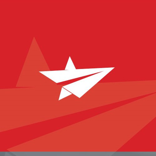 Airplane logo with the title 'star airplane'