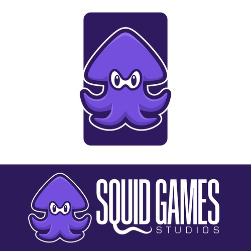 Squid logo with the title 'Logo for Squid Games Studio'