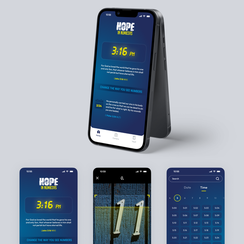 Figma design with the title 'The NEWEST Jesus App! Help People See God's Word EVERYWHERE they go!'