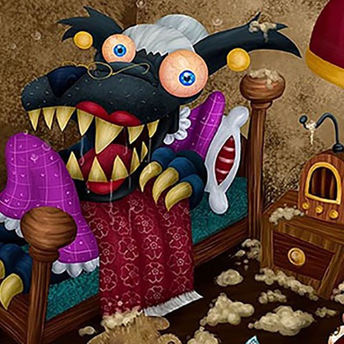 Drawing design with the title 'ilustração para livo infantil'