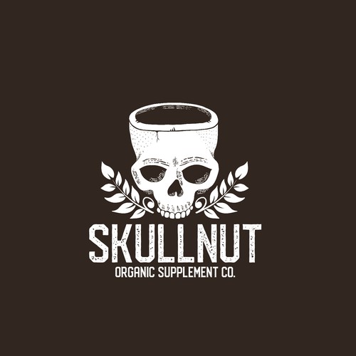 Coco logo with the title 'Skullnut organic supplement'