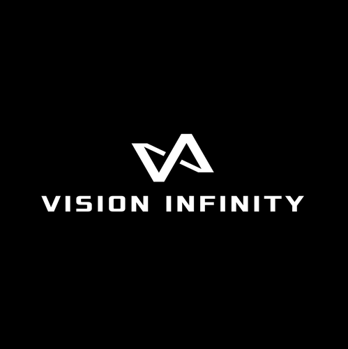 Infinity design with the title 'V8- Vision Infinity'