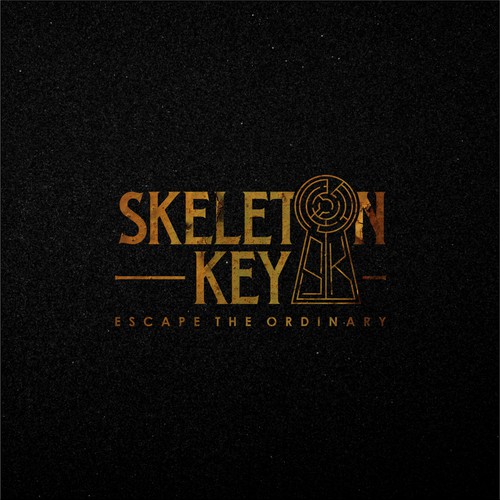 Key brand with the title 'Logo Concept for Skeleton Key'